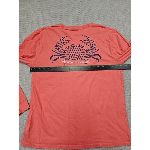 Vineyard Vines Shirt Mens Medium Long Sleeve Pocket Tee - Picture 3 of 6